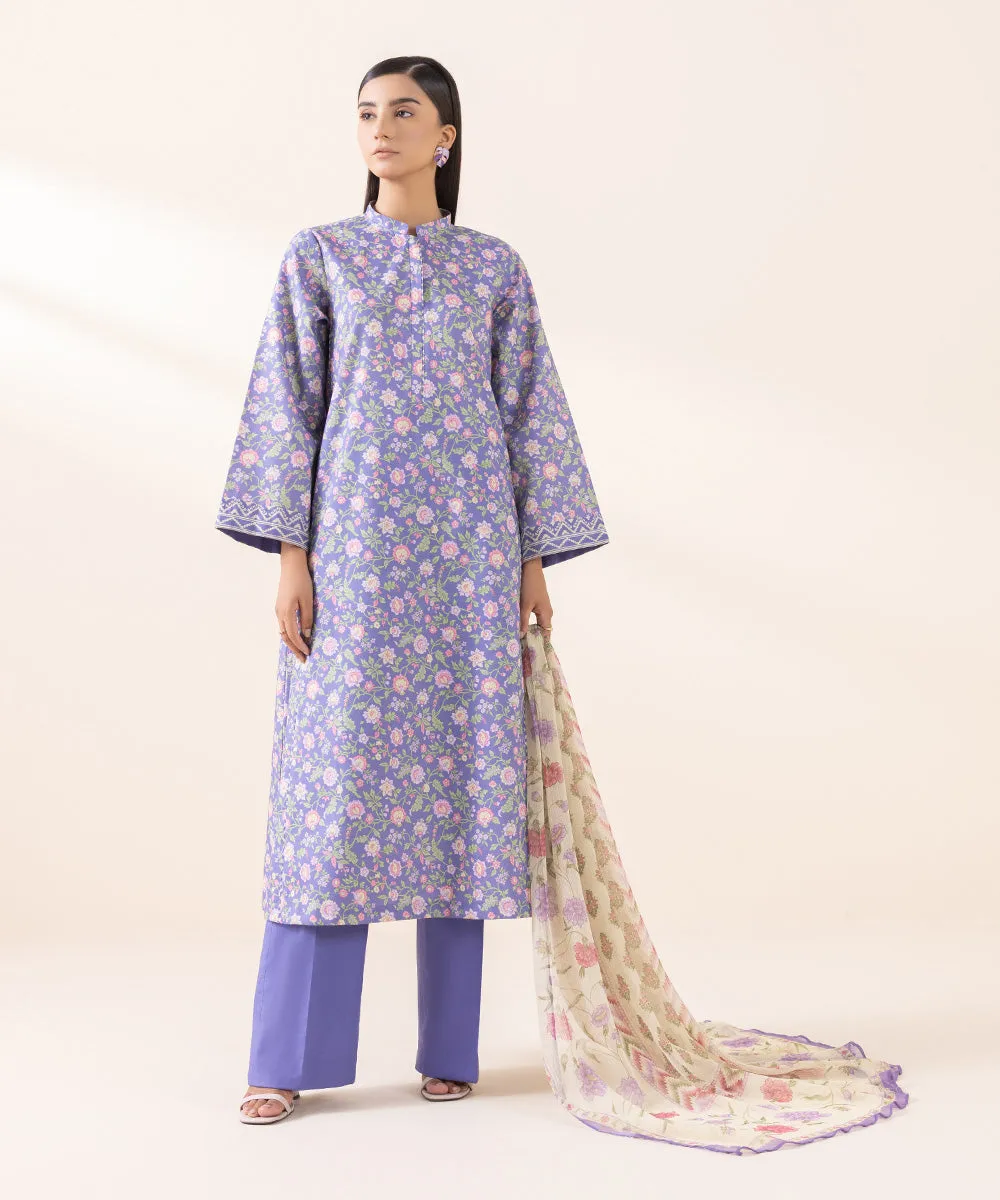 2 Piece - Printed Lawn Suit