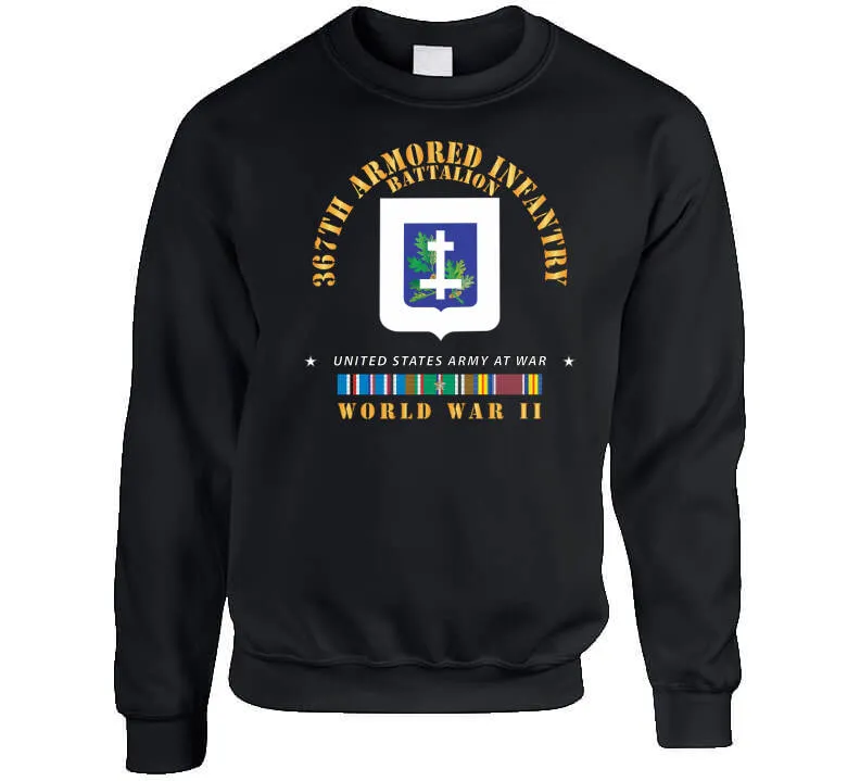 367th Armored Infantry Battalion - Dui  W Eur Svc X 300 Classic T Shirt, Crewneck Sweatshirt, Hoodie, Long Sleeve