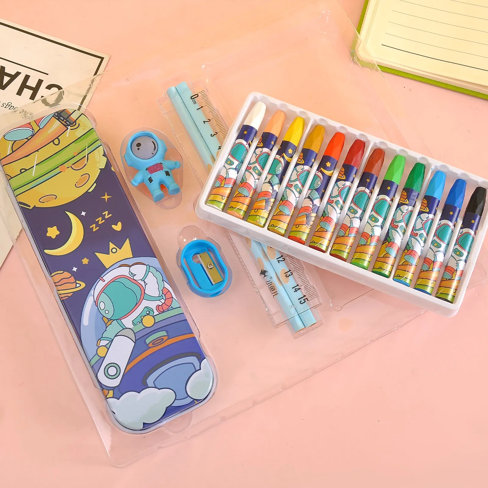 7 in 1 Stationery Combo Set.(Mini Gifting Set)