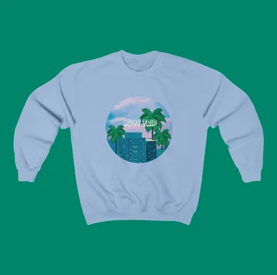 80s Japanese City Pop Aesthetic - LOVE TRIP unisex jumper