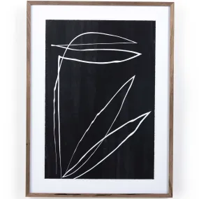 Abstract Botanic Line Drawing by Roseanne Kenny