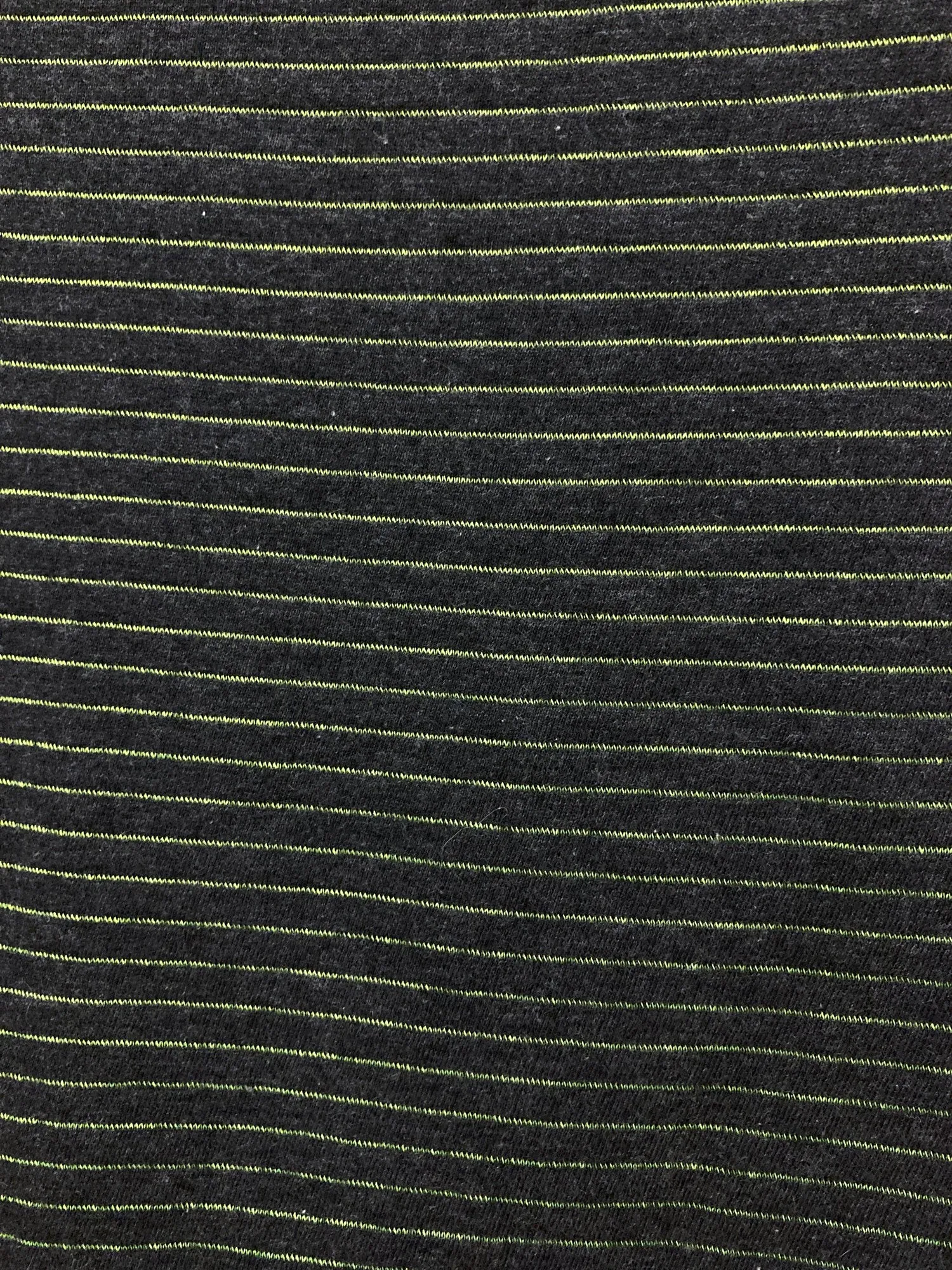 A.F. Vandevorst green cotton stripe overlock detail wide neck t-shirt  - XS S