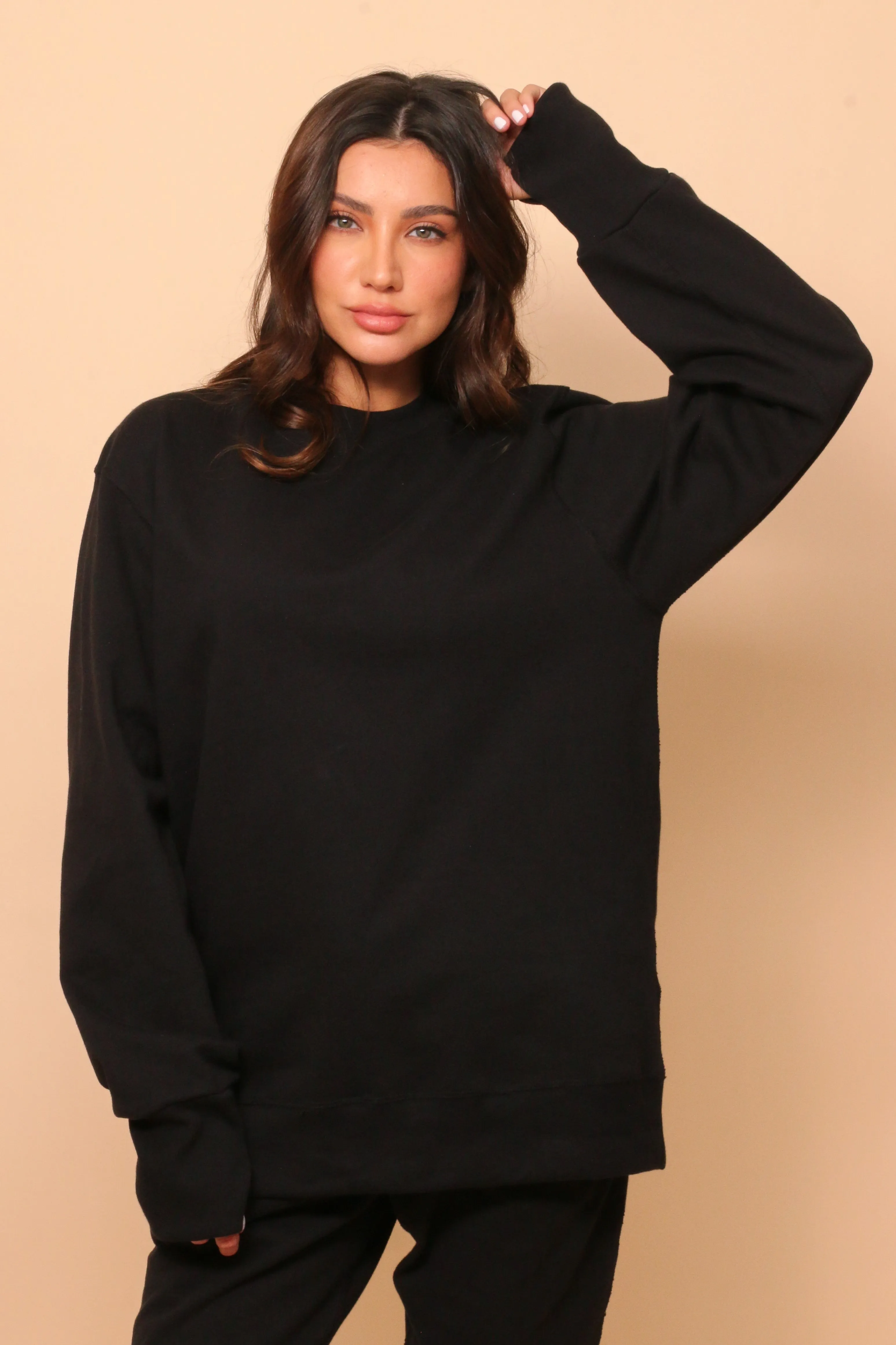 Allergy-Free Organic Cotton Pullover Sweatshirt