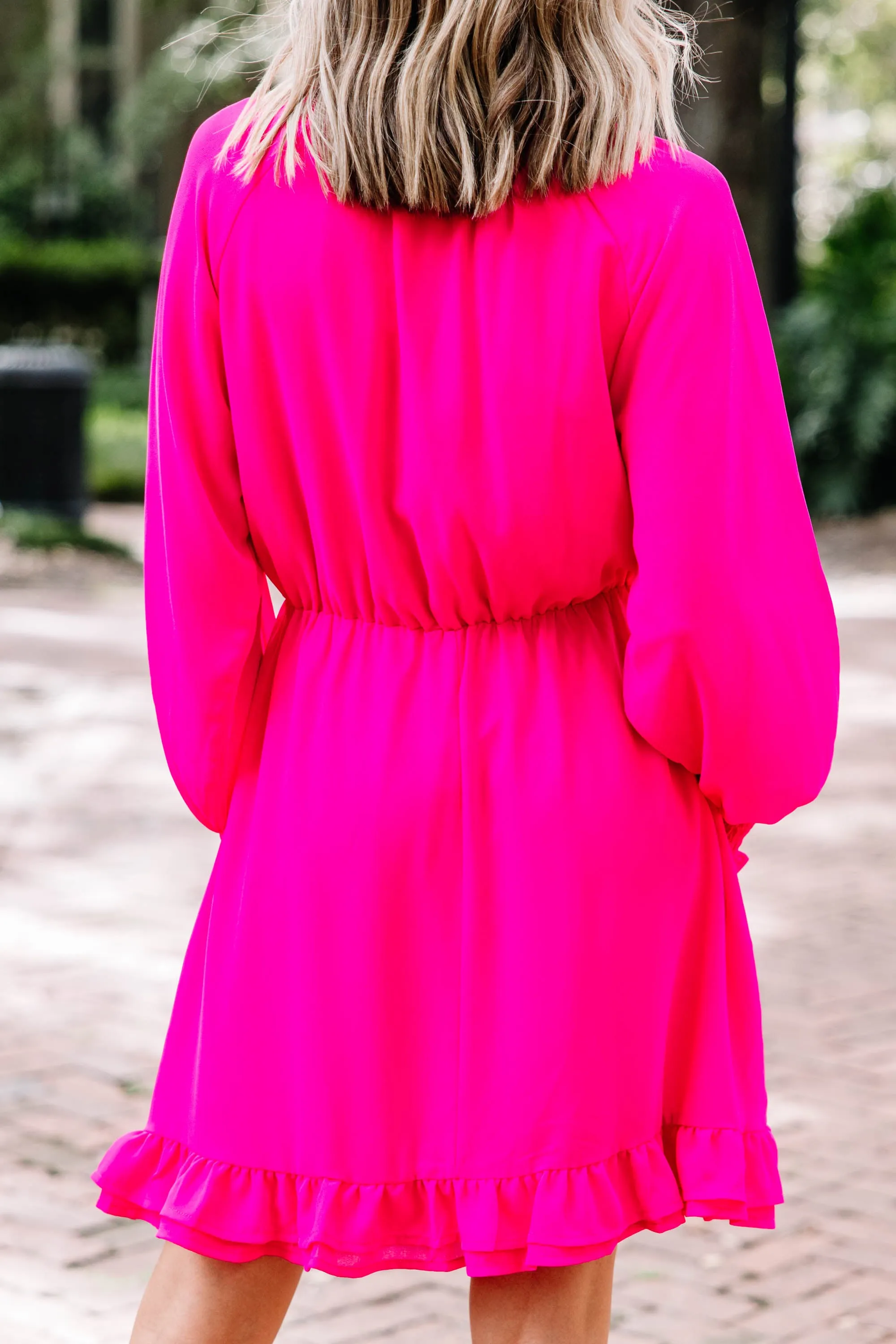 Always Evolving Hot Pink Dress