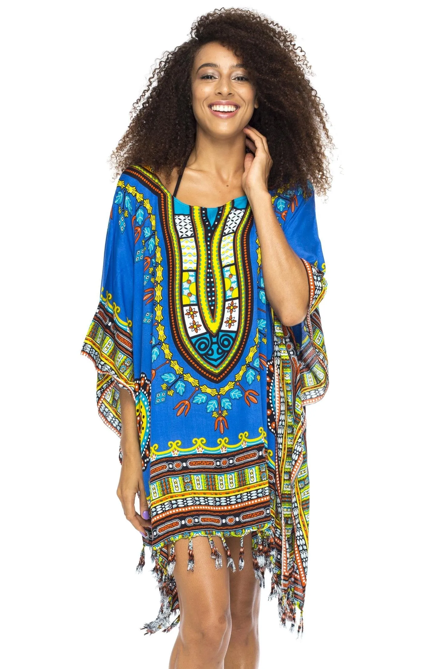 Back From Bali Womens Short Swimsuit Beach Cover Up African Caftan Patterns