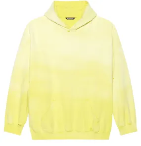 Balenciaga Oversized distressed dégradé Bright yellow Hoodie