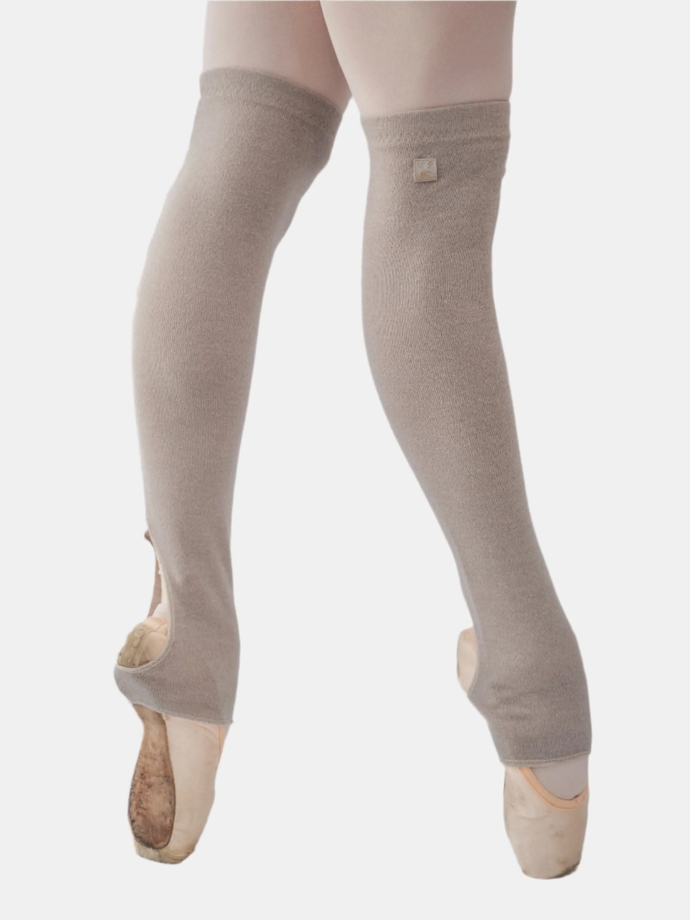 Beige Short Dance Leg Warmers MP921