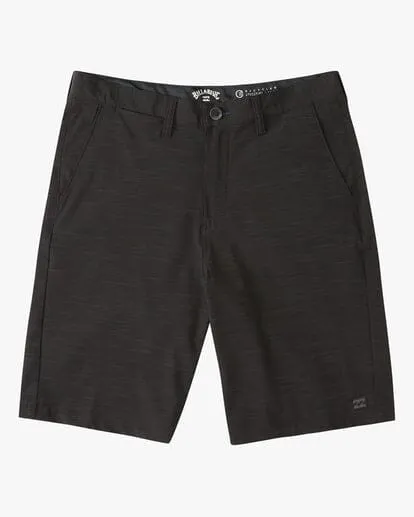 BILLABONG Crossfire Slub 21" Submersible Hybrid Shorts Black