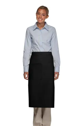 Black Full Bistro Apron (1 Pocket)