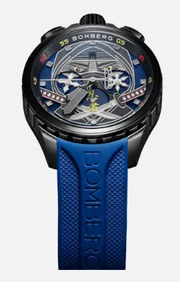 Bomberg Men's Watch BOLT-68 Heritage Blue Ninja BS45CHPBA.069-2.12