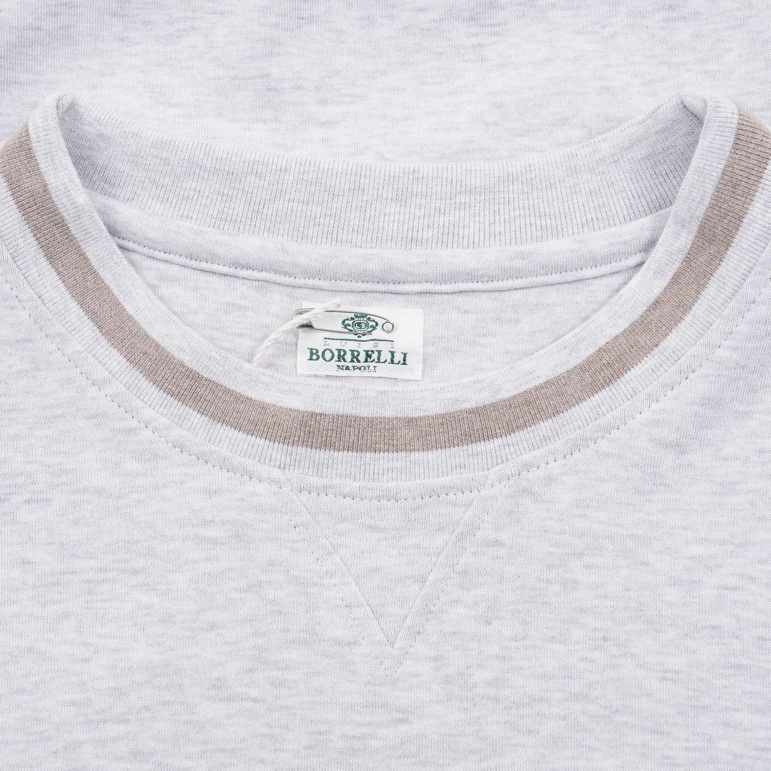 Borrelli Crewneck Cotton Sweatshirt