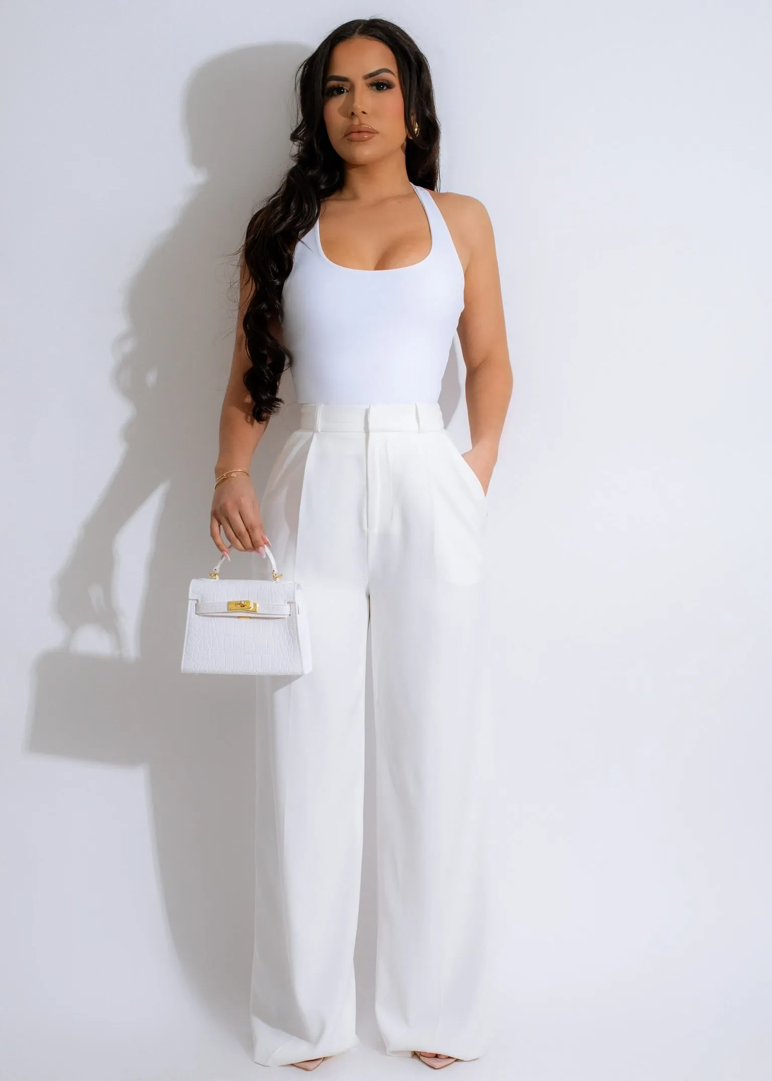 Business Woman Pant White