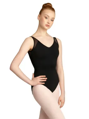 CAPEZIO MC829W V NECK TANK LEOTARD