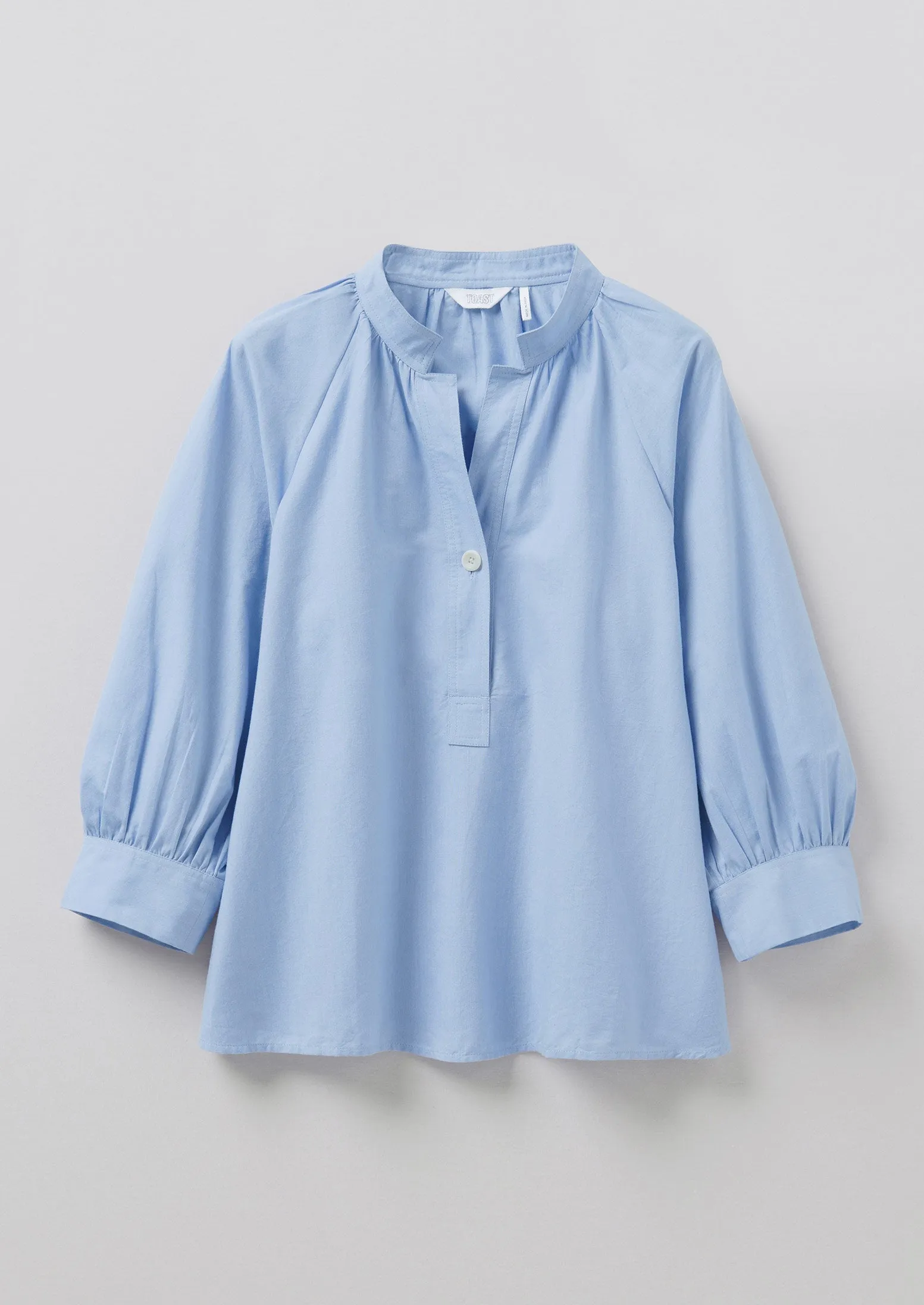 Catrin Cotton Oxford Easy Shirt | Chambray