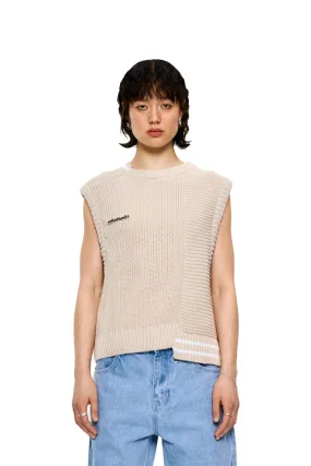 CC Knit Vest Beige