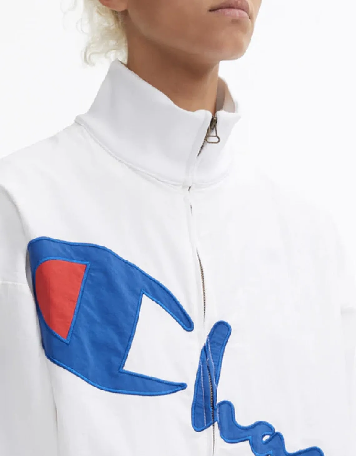 Champion Europe Vintage-inspired Zip-through Track Jacket White