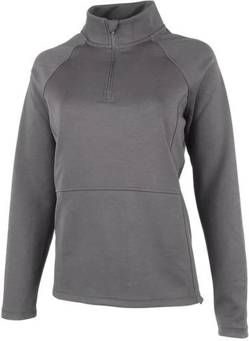 Charles River Ladies Seaport Quarter Zip Drop-Tail Back