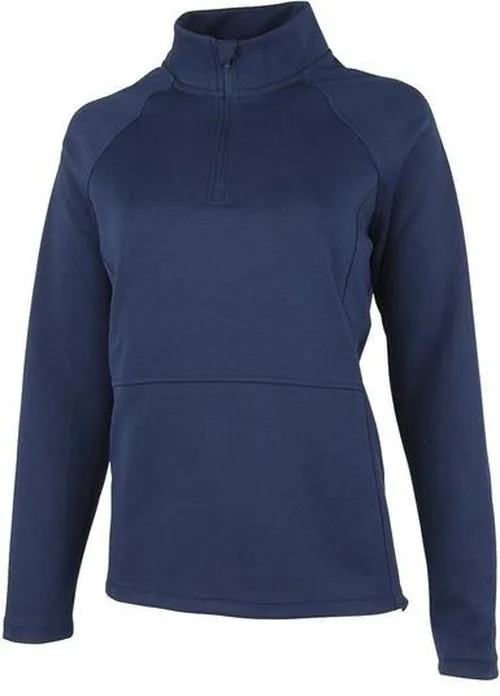 Charles River Ladies Seaport Quarter Zip Drop-Tail Back