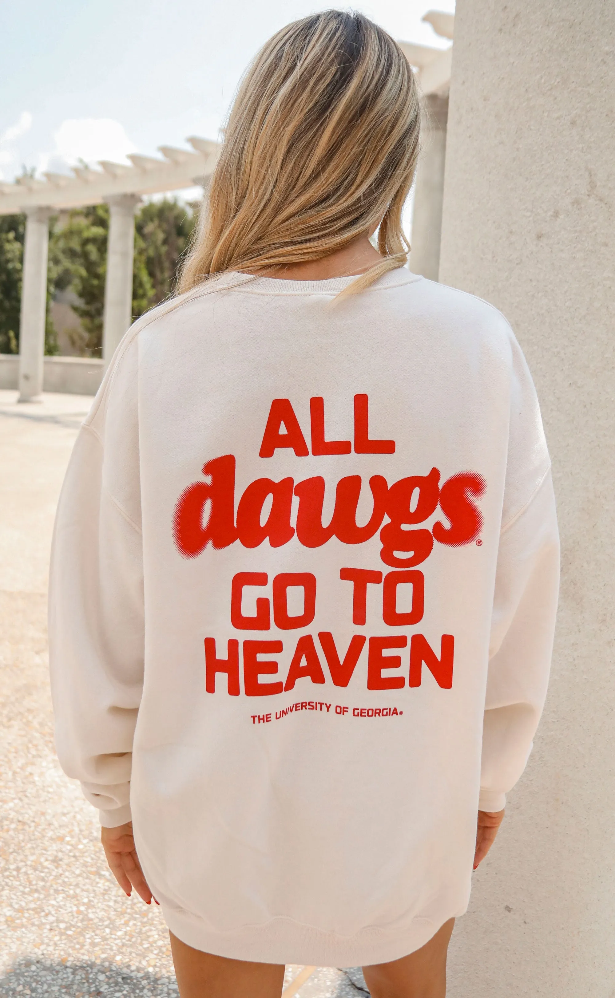 charlie southern: all dawgs go to heaven sweatshirt