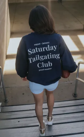 charlie southern: saturday tailgating club sweatshirt - navy