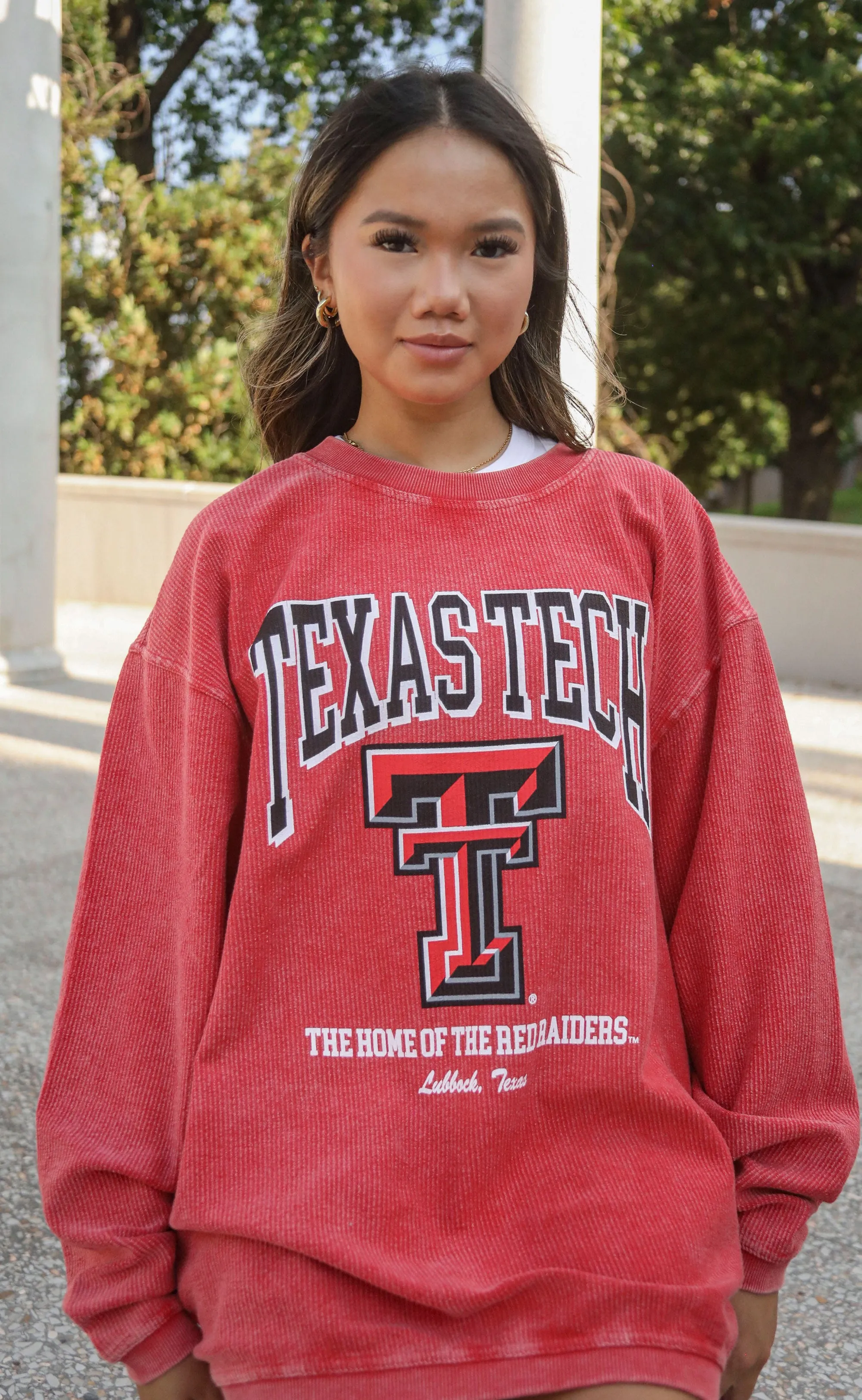 charlie southern: texas tech mascot corded sweatshirt