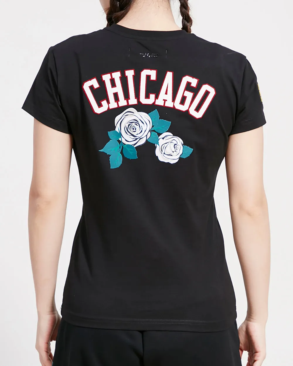 CHICAGO BULLS ROSES SJ SLIM FIT TEE (BLACK)