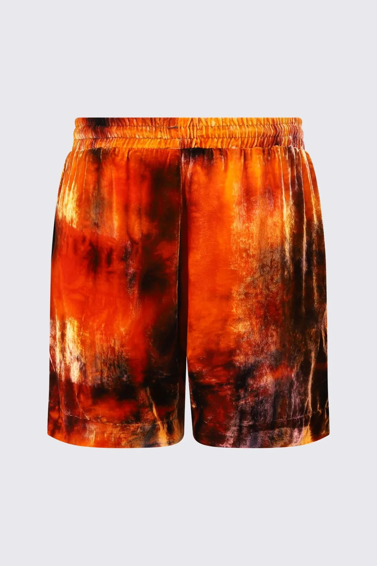 CLYDE TIE DYE VELVET SHORTS