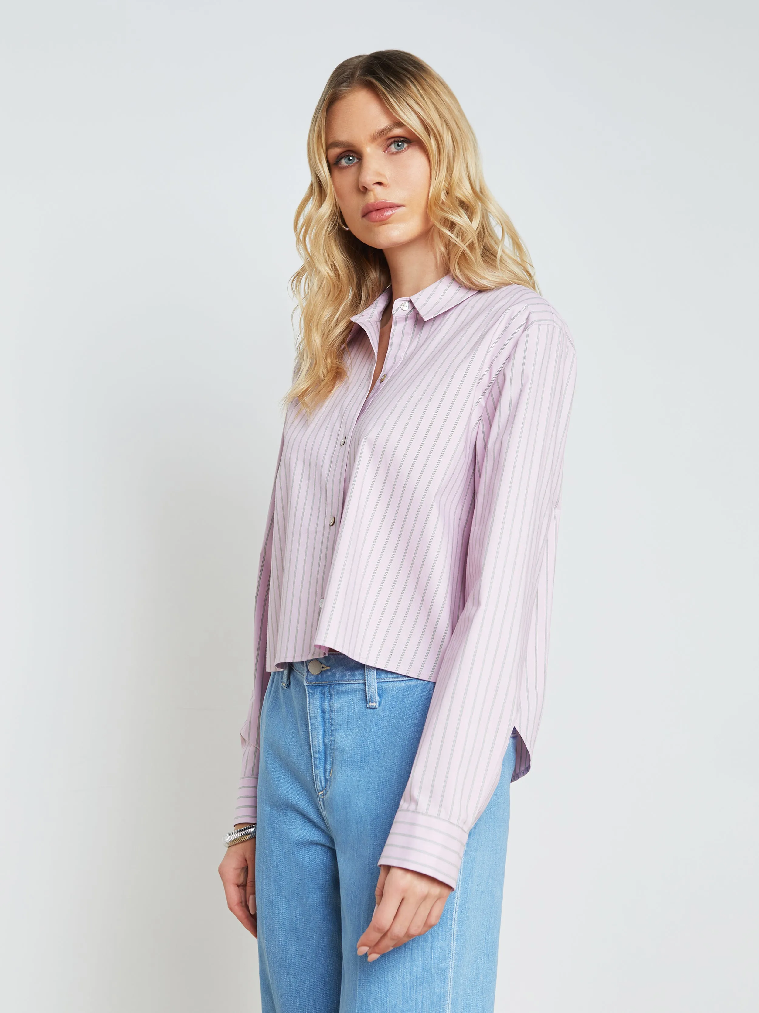 Cosette Striped Button-Down Shirt