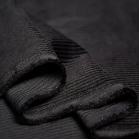 Cousette - Soft Velvet Cotton Corduroy in Black