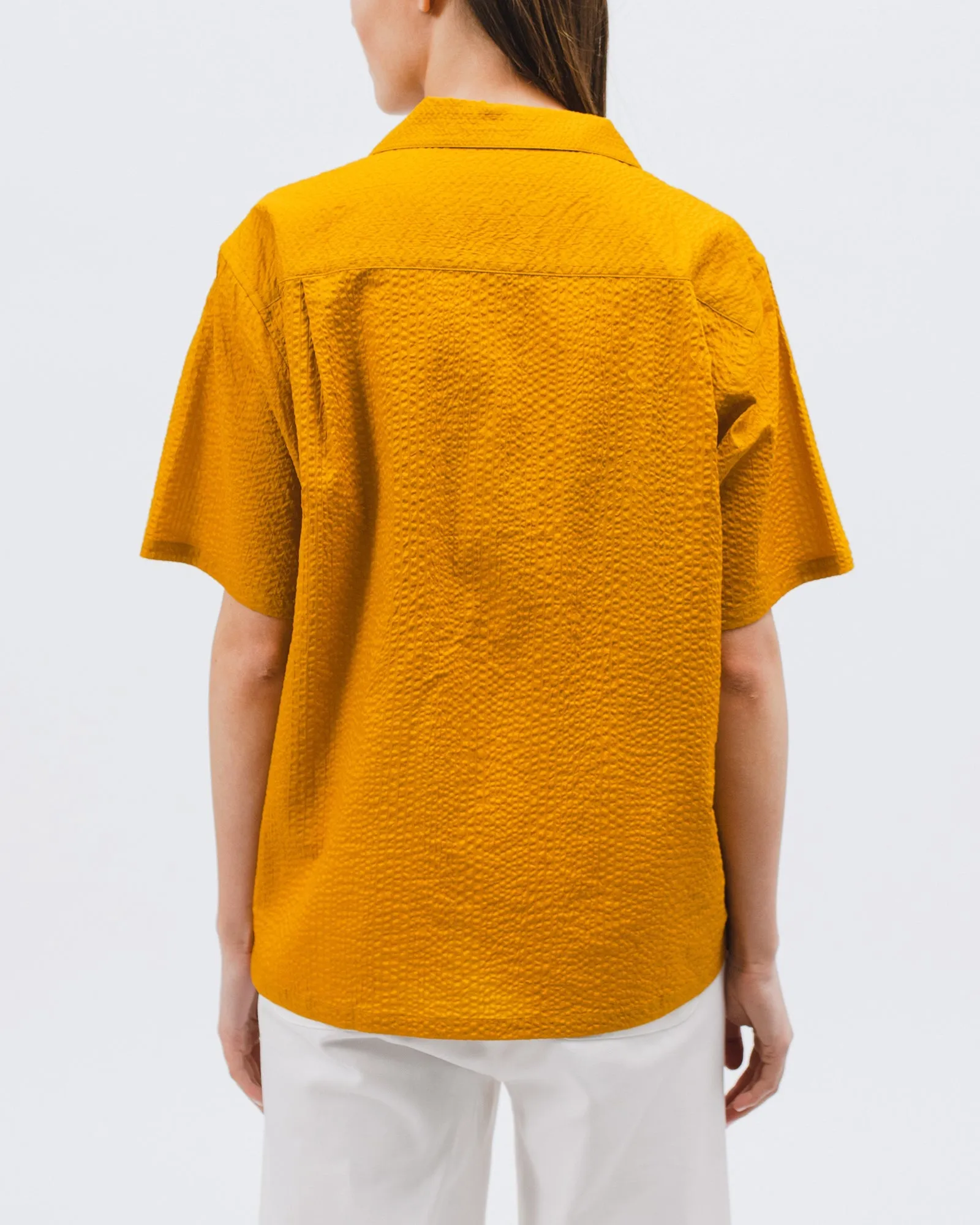 Crepe SS Shirt - Sulphur