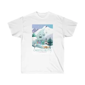 CRESTED BUTTE UNISEX ULTRA COTTON TEE