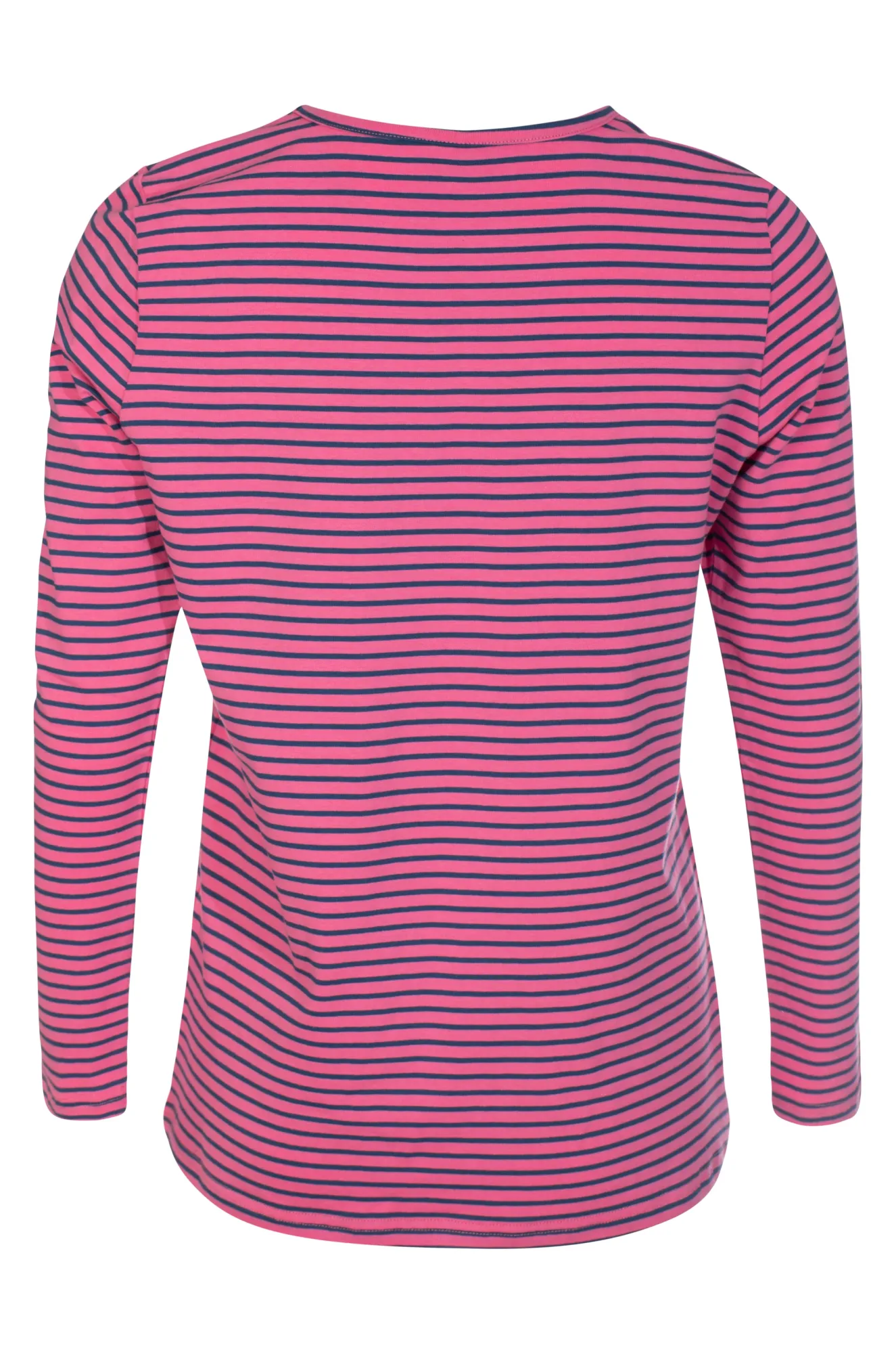 Crew neck Stripe Top | PINK INDIGO | 6561ZZ