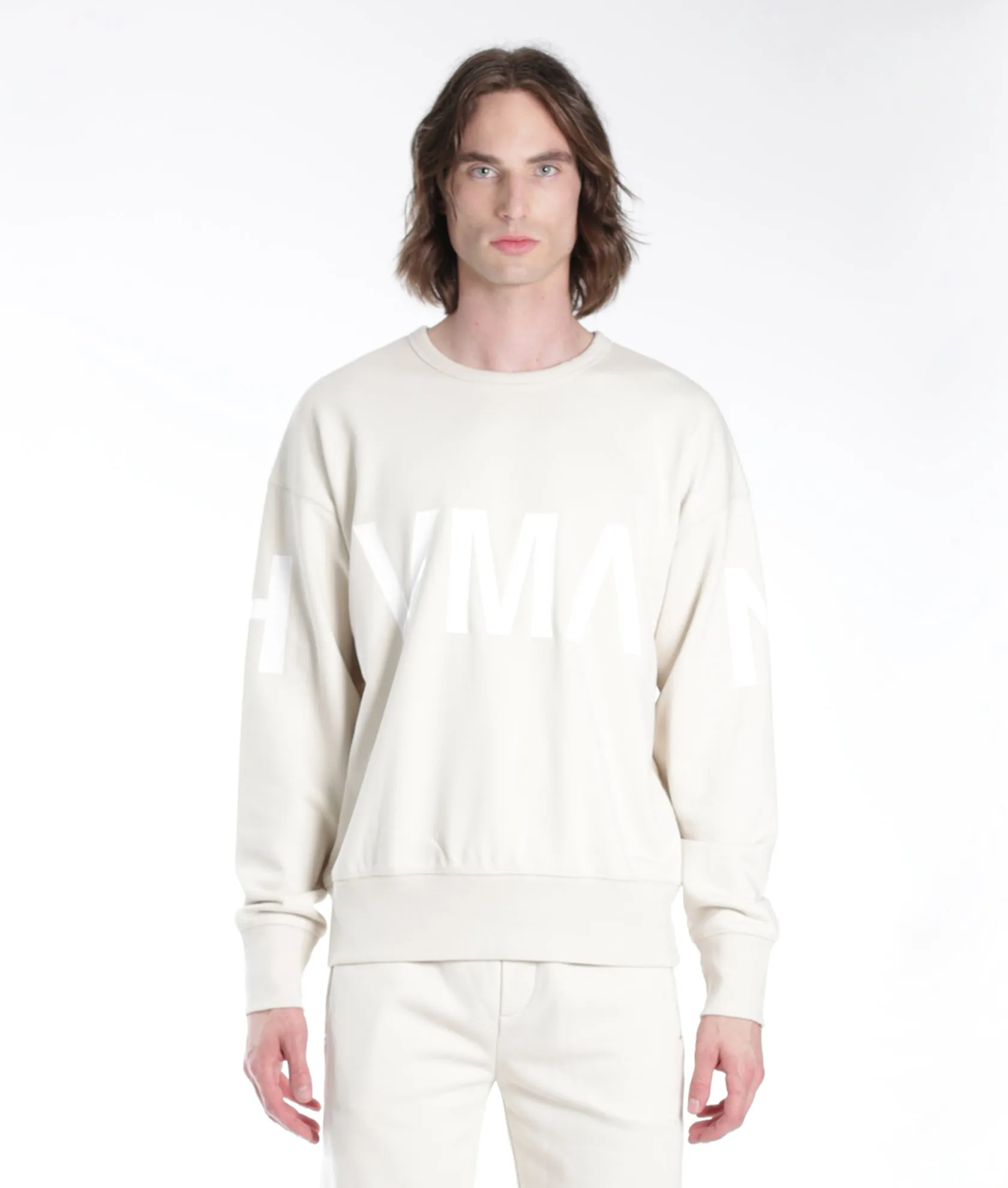 CREW SWEATSHIRT IN CREAM