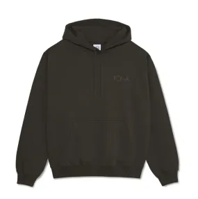 Dave Hoodie Stroke Logo | Dirty Black