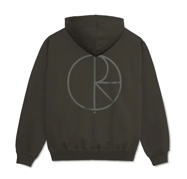 Dave Hoodie Stroke Logo | Dirty Black