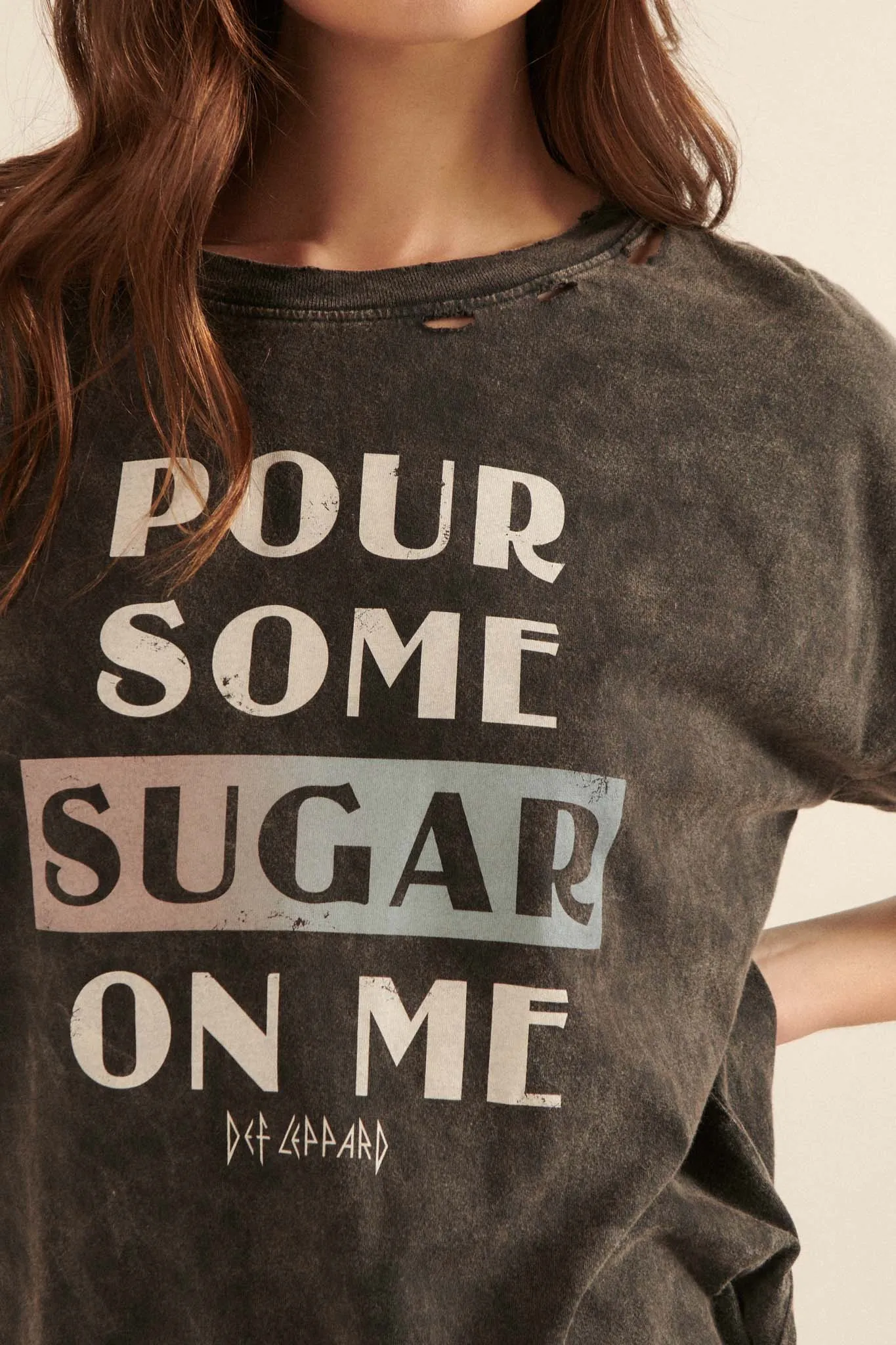 Def Leppard Pour Some Sugar on Me Graphic Tee