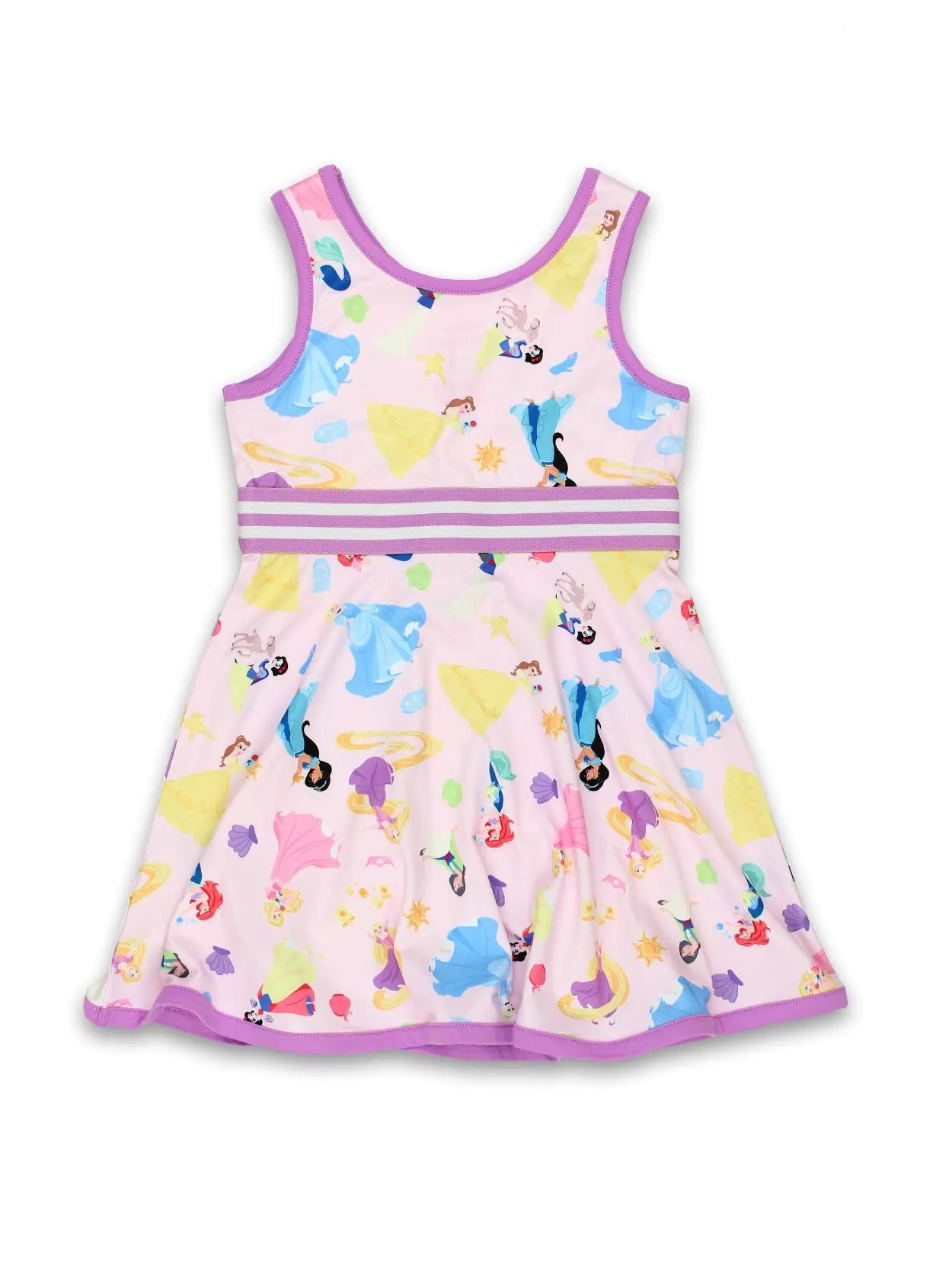 Disney Princess Toddler Girls Fit and Flare Ultra Soft Dress