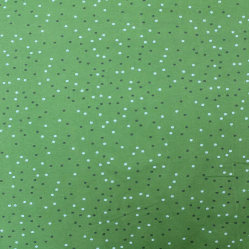 Dressmaking Cotton Elastane Jersey - Spotty - Green