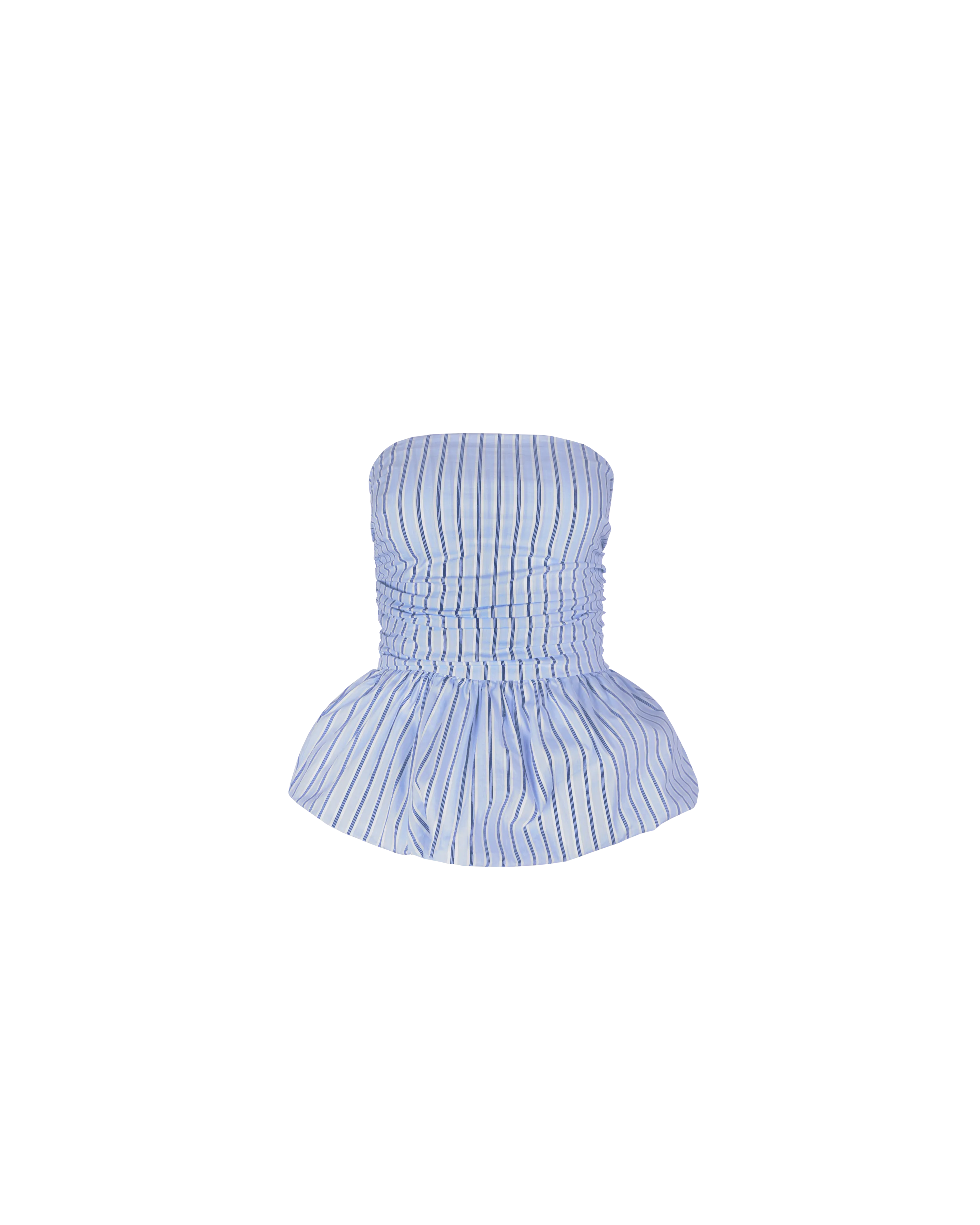 EDDIE BODICE BLUE SKY STRIPE