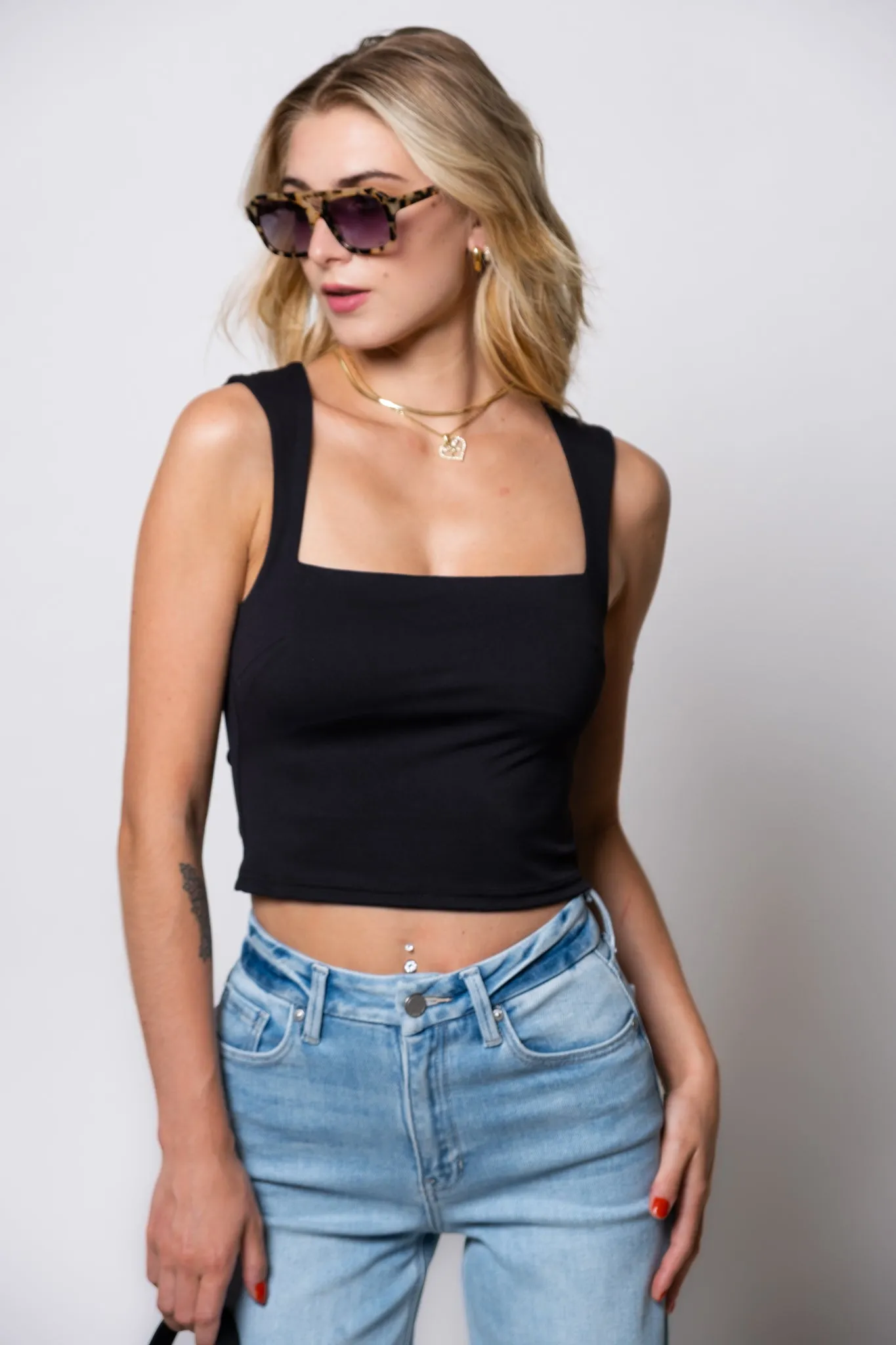 Eva Square Neck Top