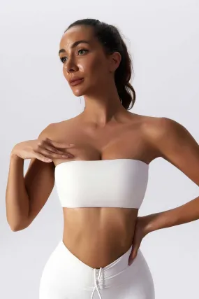 Evangeline Sports Bra - Porcelain White