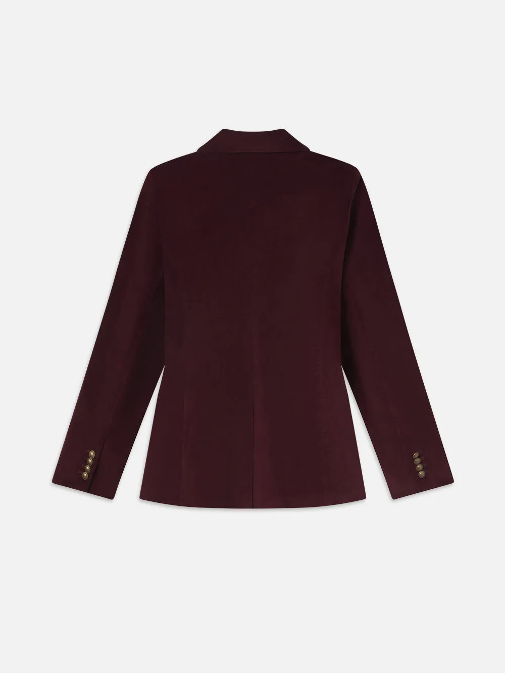 Everyday Velvet Blazer -- Wine