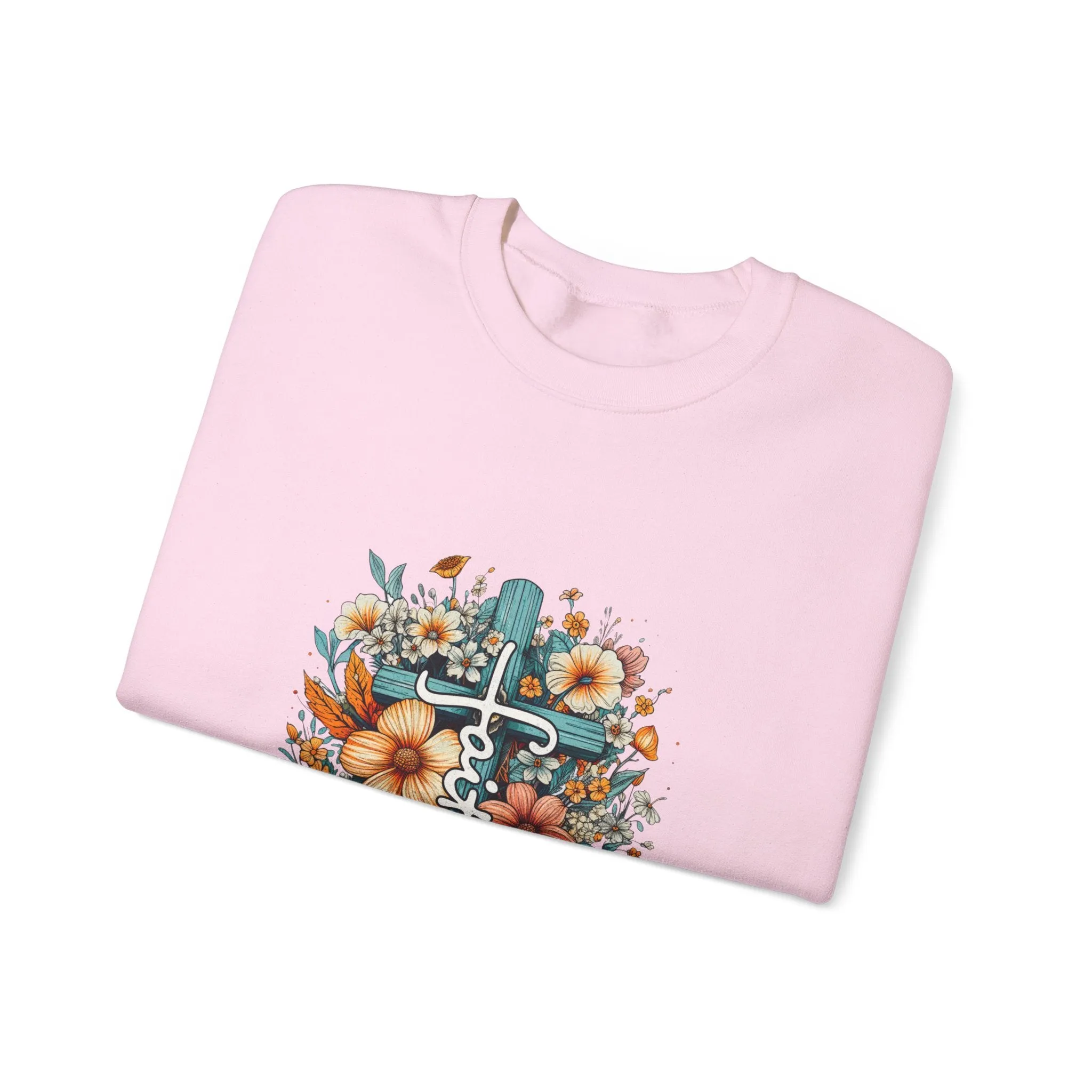 Faith & Flowers Unisex Heavy Blend™ Crewneck Sweatshirt