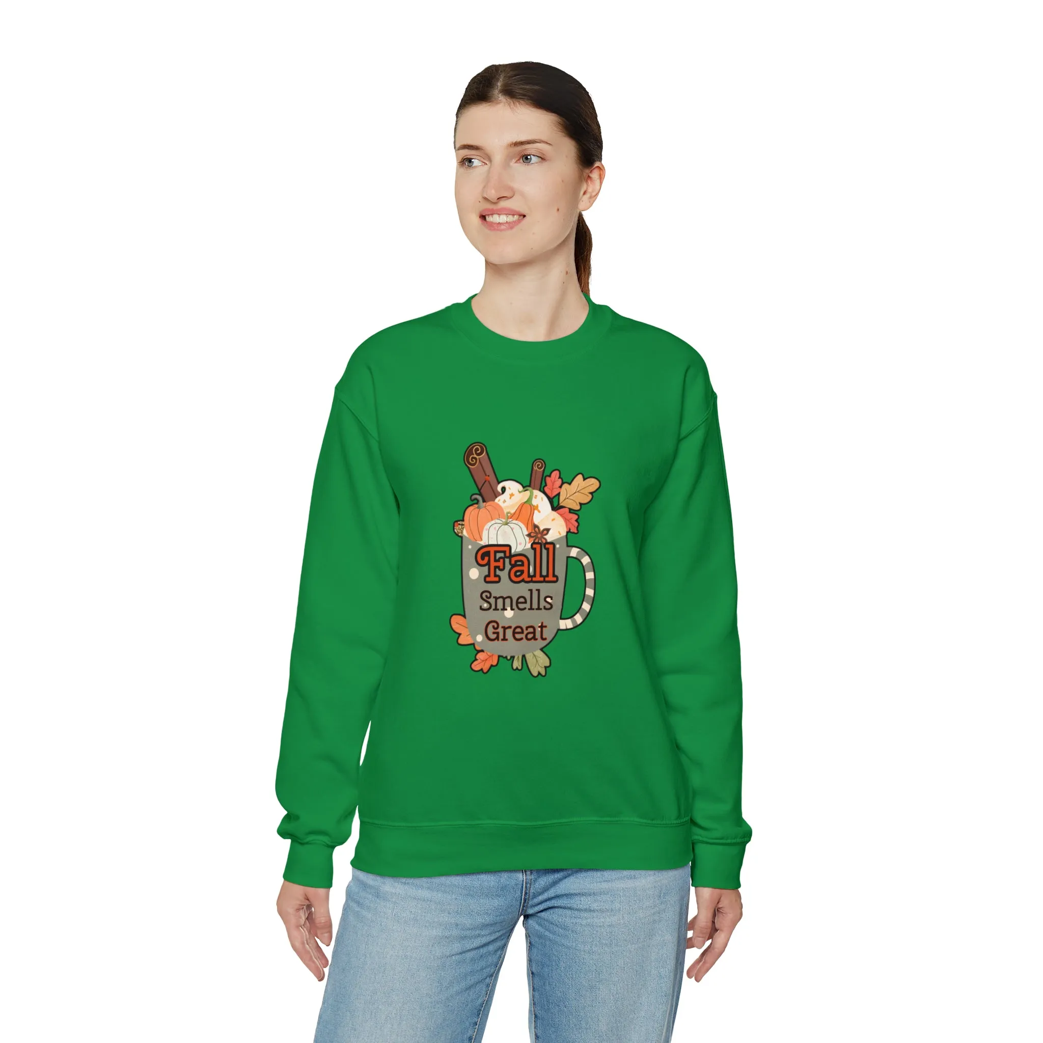 Fall Smells Great Unisex Heavy Blend™ Crewneck Sweatshirt