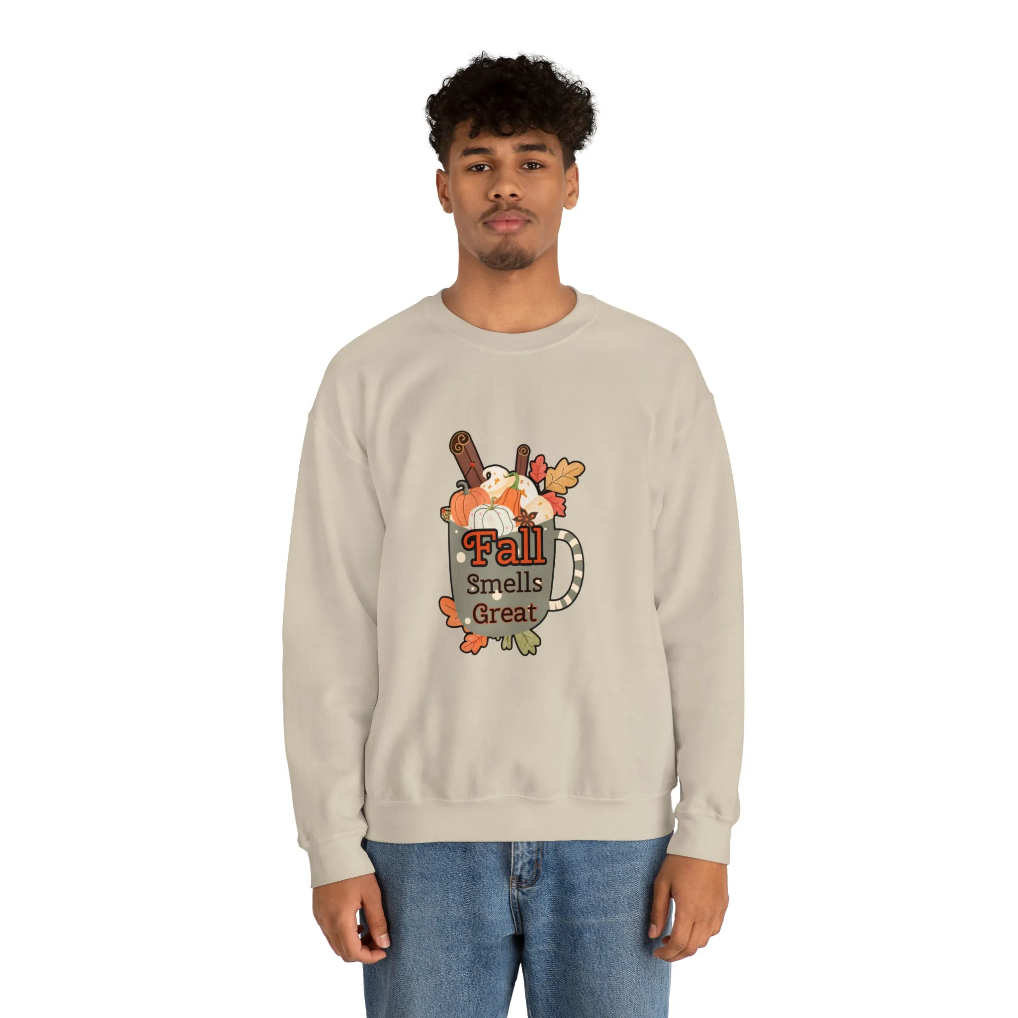 Fall Smells Great Unisex Heavy Blend™ Crewneck Sweatshirt