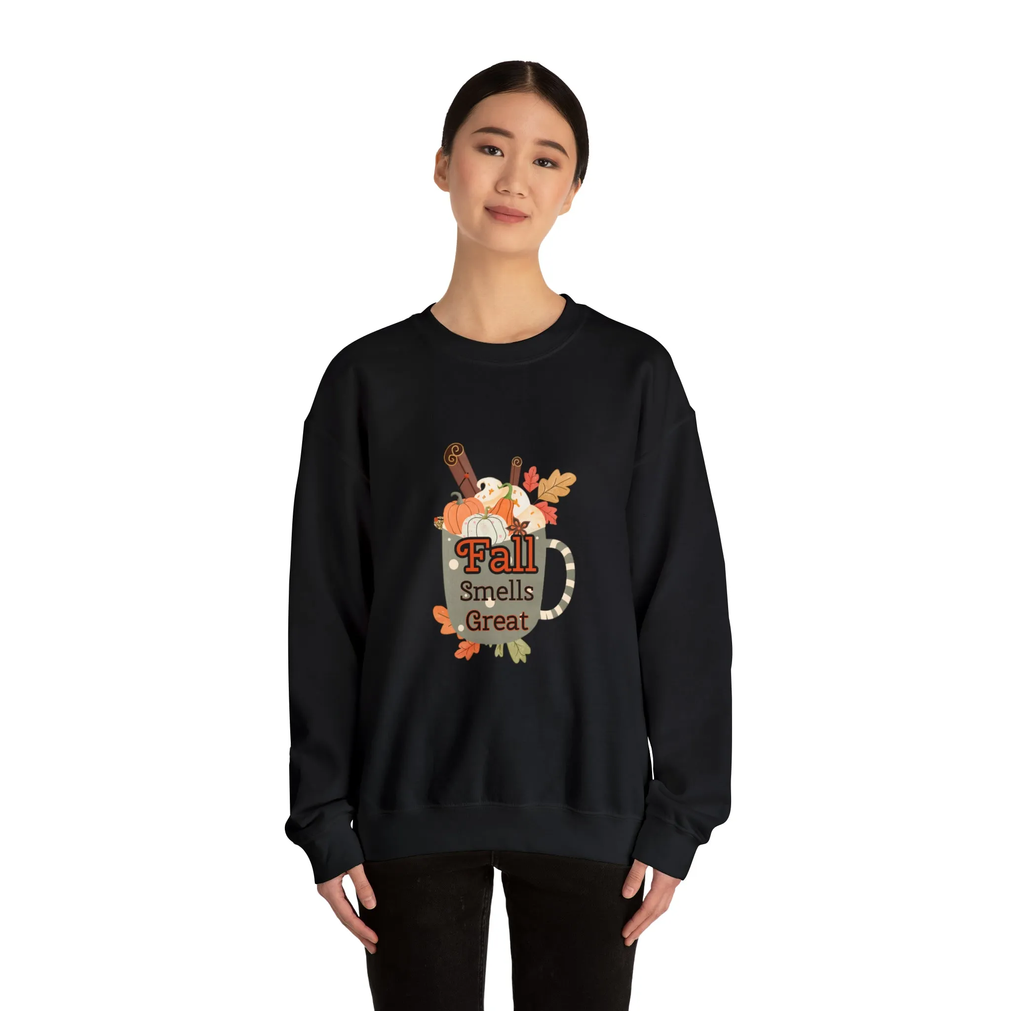 Fall Smells Great Unisex Heavy Blend™ Crewneck Sweatshirt