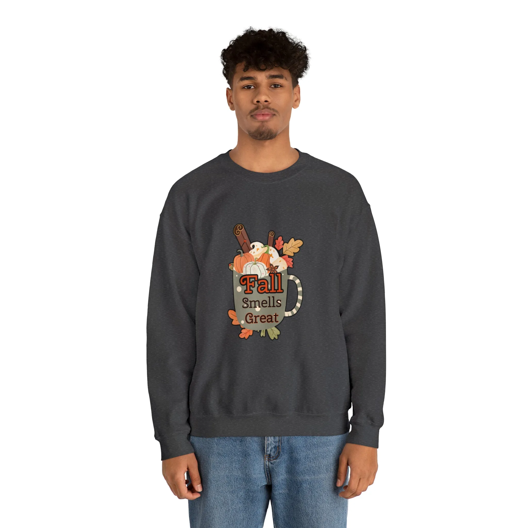 Fall Smells Great Unisex Heavy Blend™ Crewneck Sweatshirt