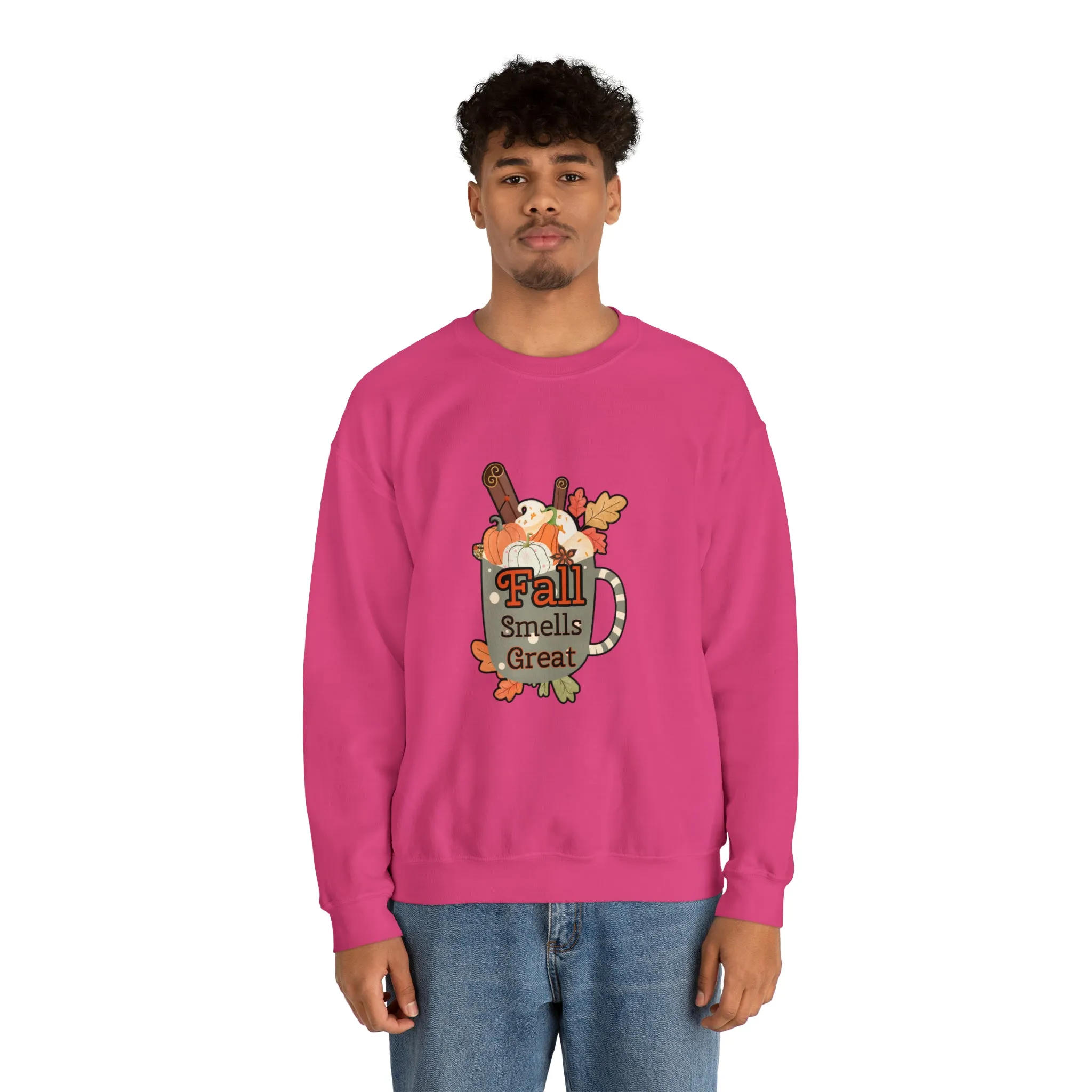 Fall Smells Great Unisex Heavy Blend™ Crewneck Sweatshirt