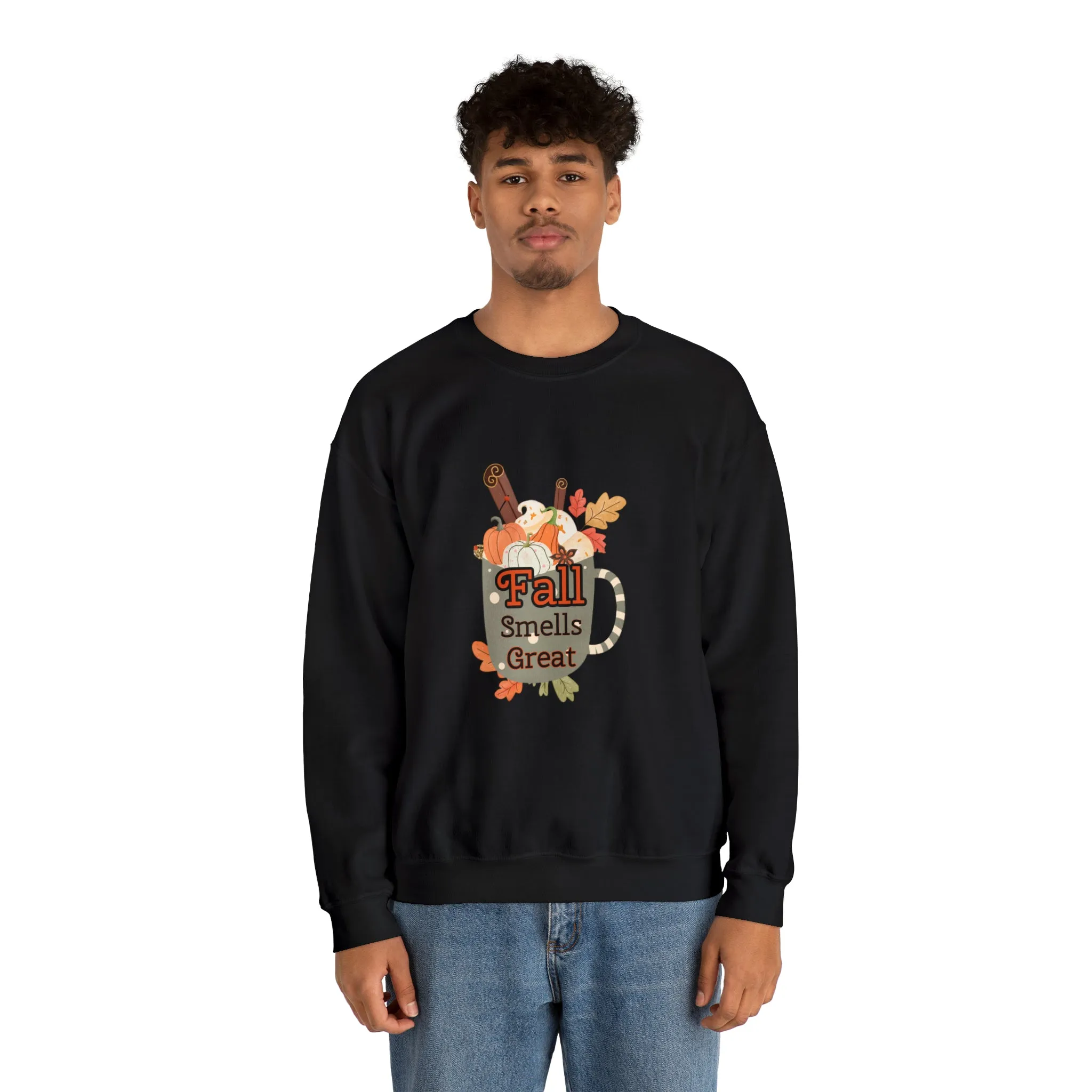 Fall Smells Great Unisex Heavy Blend™ Crewneck Sweatshirt