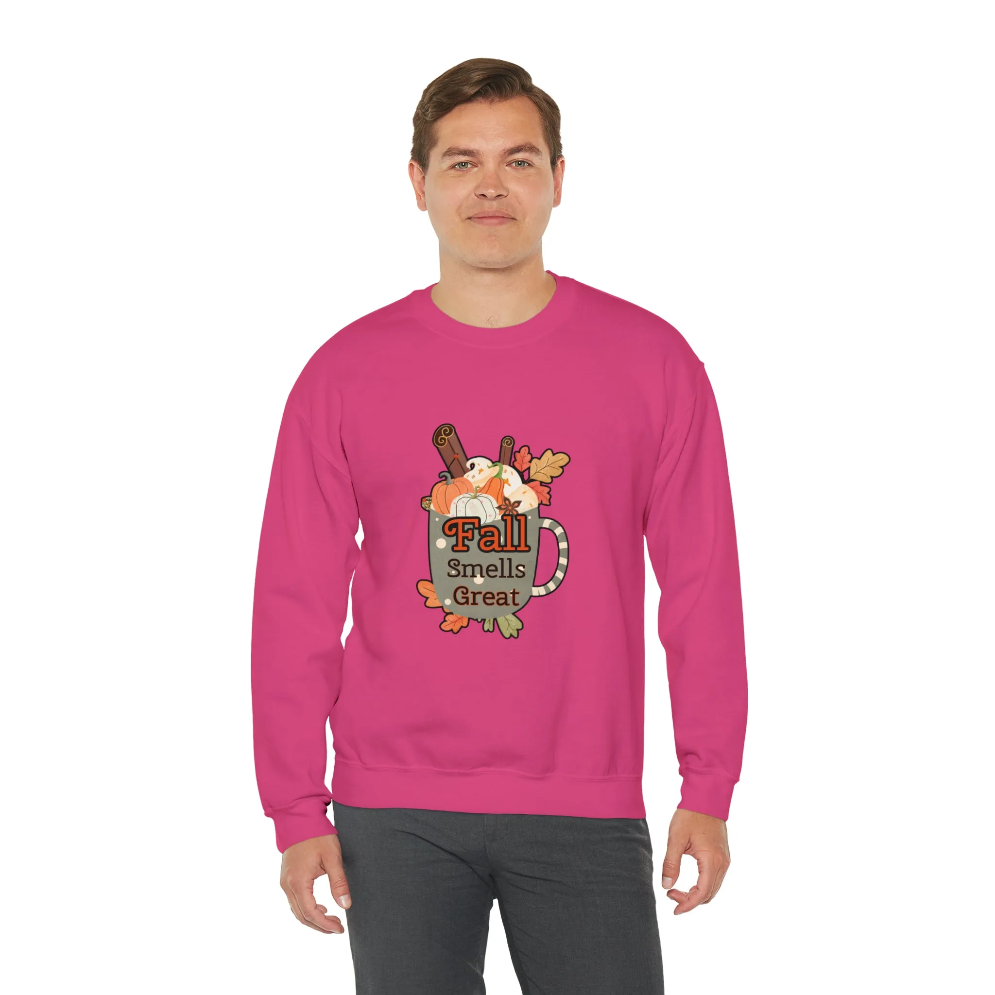 Fall Smells Great Unisex Heavy Blend™ Crewneck Sweatshirt